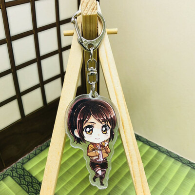 

Anime Extended Products Peripheral Attacking Giants Acrylic Pendant Keychain Attacking Giants Creative Accessories