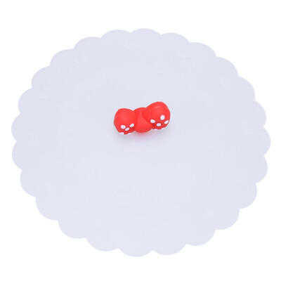 

Silicone Cartoon Bowknot Cup Cover Anti-dust Heat Resistant Seal Bowl Lids