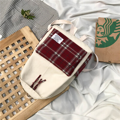 

Insfeng schoolbag female Korean version of high school students shoulder bag Guzhi Chezisen Department campus backpack shoulder ba
