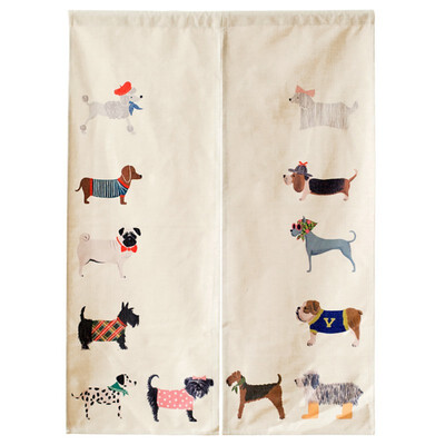 

85120cm Japan Series Cotton And Linen Curtains Curtain Entrance Half Curtain Decoration