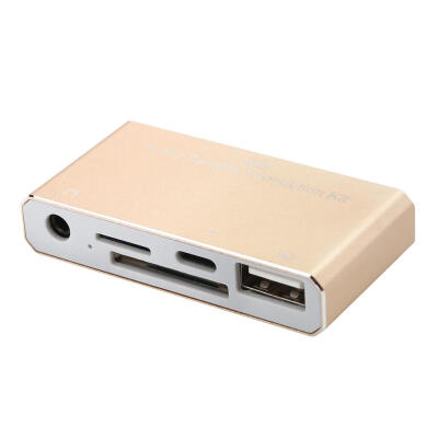 

5 in 1 Micro USB Card Reader Audio TF for SD Card USB20 HUB for iPhone