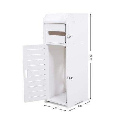

Bathroom Furniture Toilet Storage CabinetWaterproof Bathroom Cabinets Furniture for Living Room Bedroom Kitchen Hallway Bathroom