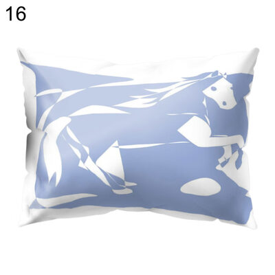 

Abstract Color Block Animal Pillow Case Cushion Cover Sofa Bed Car Office Decor