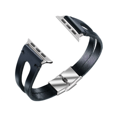 

〖Follure〗Replacement Leather Wristband Band Strap Bracelet For iWatch Series 5 44mm