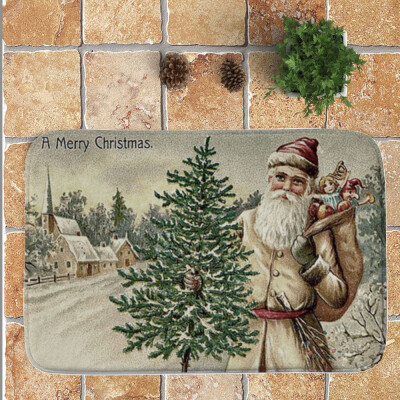 

Toponeto Merry Christmas Welcome Doormats Indoor Home Carpets Decor 40x60CM