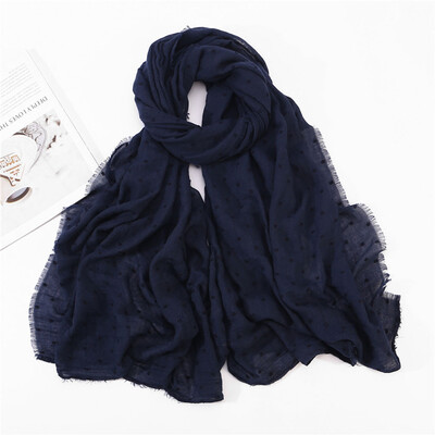 

Gobestart 10Colours Women Solid Fashion Cotton Long Scarf Muslim Hijab Wrap Shawl Headwear