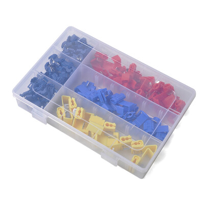

85PCSSet Push-Type Quick-Connect Crimping Terminal Cars Motorcycles Motorbike Terminal Kit