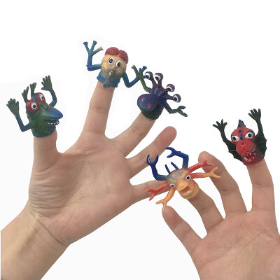 

5 pcssets Animals Finger Puppets Set Baby Story Puppet Toys Cute Figures Toys For Children