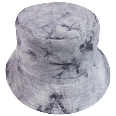 

Unisex Women Men Tie-Dye Bucket Hat Reversible Wide Brim Fisherman Cap