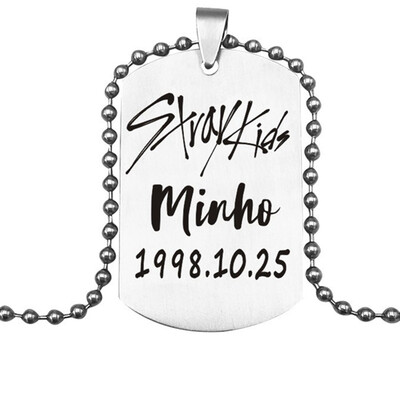 

Straykids Stray Kids Pendant Necklace Fashion Jewelry Silver Titanium Chain Necklaces & Pendants