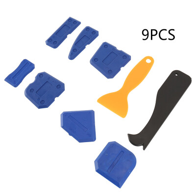 

9 Pcs Caulking Tool Kit Processing Seam Sealant Silicone Grouting Discharge Scraper