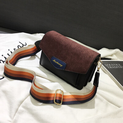 

Hong Kong style retro bag girl 2019 autumn&winter new frosted small square bag Korean version tide 100 girls single shoulder o