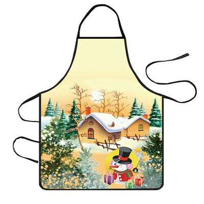 

Siaonvr Christmas Decoration Waterproof Apron Kitchen Aprons Dinner Party Apron