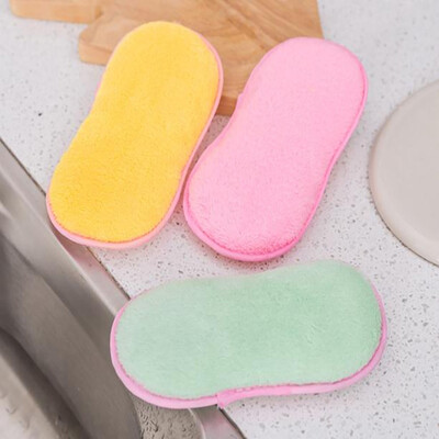 

Siaonvr 3Pcs Cloth Fiber Washing Towel Magic Kitchen Cleaning Wiping Rags