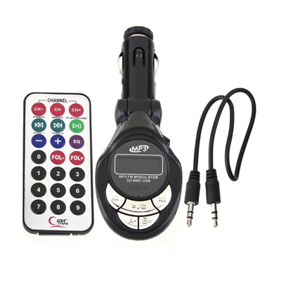 

〖Follure〗Car MP3 Player Wireless FM Transmitter Modulator USB SD CD MMC Remote XRC