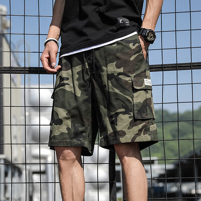 

Gobestart Mens Summer Outdoors Casual Camouflage Overalls Plus Size Sport Shorts Pants