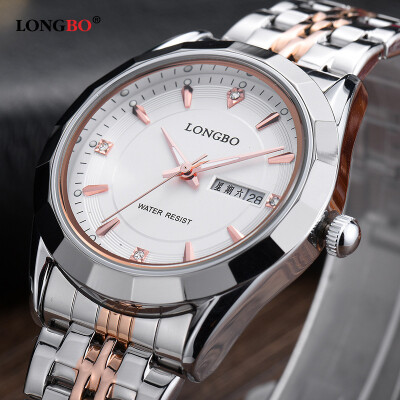 

80164 watch female Korean version of the simple authentic waterproof luminous trend fashion student quartz couple watch