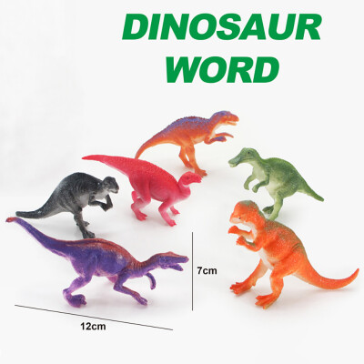 

YIWULARealistic Looking 55inch Dinosaurs Pack of 6 Plastic Assorted Dinosaur Figures