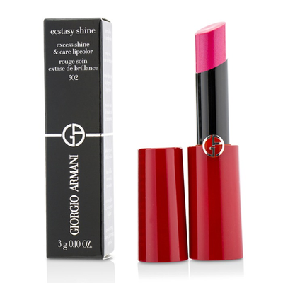 

GIORGIO ARMANI - Ecstasy Shine Excess Shine & Care Lipcolor - 502 Drama 3g01oz