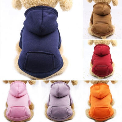 

Pet Dog Hoodie Coat Jacket Puppy Cat Winter Warm Hooded Costume Apparel Healthy