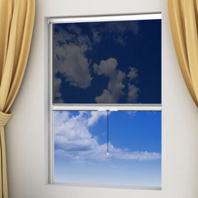 

White Roll Down Insect Screen for Windows 472"x669