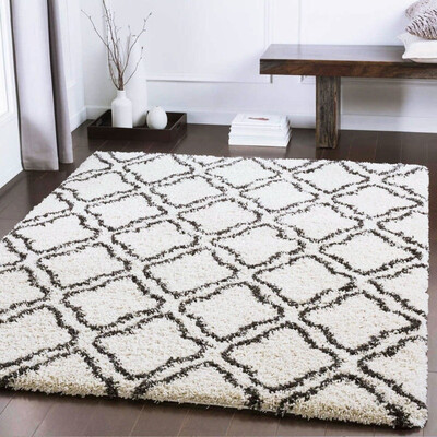 

NEW Soft Anti-skid Carpet Floor Area Mat Shaggy Rug Living Room Bedroom Rugs