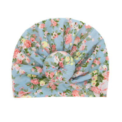 

Headwrap Solid Color Kids Baby Turban Ball Knot Newborn Beanie Hat Winter Cap