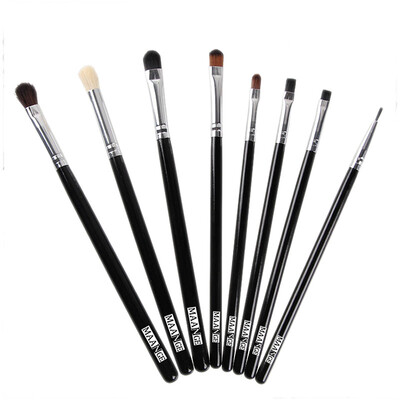 

〖Follure〗Makeup brushes Blend Shadow Angled Eyeliner Smoked Bloom Eye Brushes Set