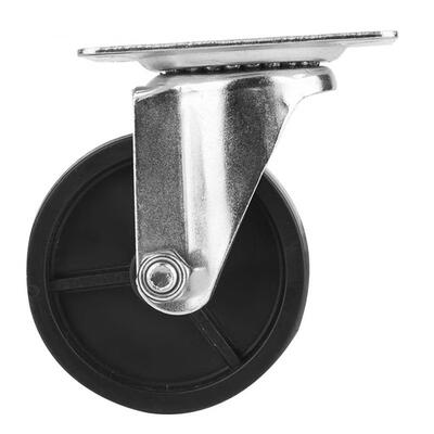 

Greensen 2pcs 3 Inch Swivel Top Plate Hooded Caster PP Wheel for Furniture Trolley