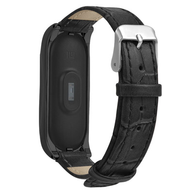 

Leather Replacement Wristband Wrist Strap for Xiaomi Mi Band 3
