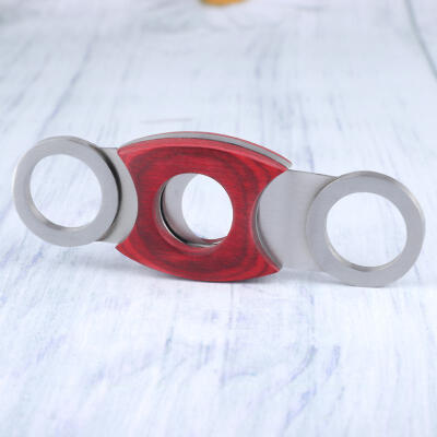 

Greensen Portable Double Stainless Steel Blade Pocket Cigar Cutter Scissors Cigarette Cutting Tool