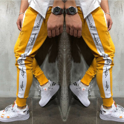 

Mens Sport Pants Long Trousers Tracksuit Fitness Workout Joggers Gym Sweatpants