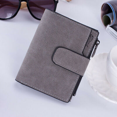 

Wallet Women Coin Card Bag Leather Ladies Bifold Small Handbag Purse Gift