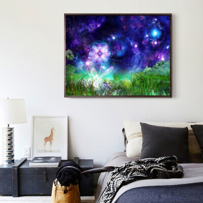 

Fantasy Fairy Forest Flowers 5D DIY Full Diamond Painting Art Drawing Crafts Embroidery Needlework for Home Wall Decor