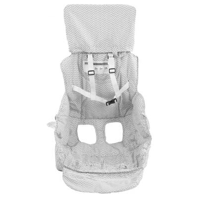 

Greensen Baby Children Shopping Cart Safety Cushion Trolley Seats Protection Cover Grey Stripe