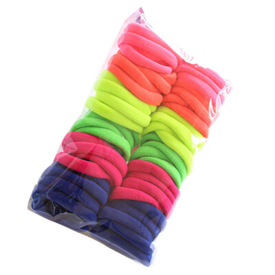 

Gobestart 50 pcs lowest price Girl Elastic Hair Ties Band Rope Ponytail Bracelet