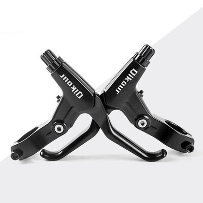 

1 Pair Metal Mountain Bike Folding Bicycle Brake Levers Riding 222mm Handlebar