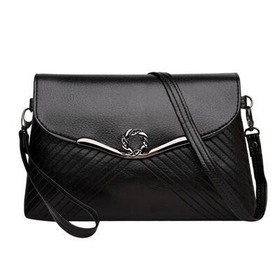 

Flap Shoulder Bag Women PU Leather Crossbody Bag Lady Sling Satchel Handbag