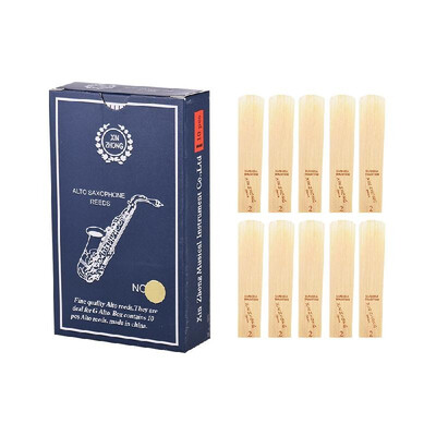 

Normal Level G Alto Saxophone Sax Reeds Strength 30 for Beginners 10pcs Box