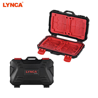 

LYNCA KH 10 Water-resistant CFSDSDHCTFMSD Memory Card Case Box Keeper Carrying Holder Storage Organizer 24 Slots for Sandisk T