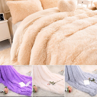 

Super Soft Long Shaggy Throw Blanket Faux Fur Warm Elegant Cozy With Fluffy Blanket Bedspread Suitable