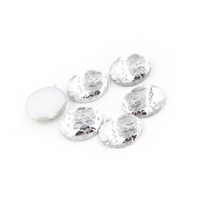 

40 Fashion Fish Scale Style Flat Back Resin For Bracelet Earrings Accessories