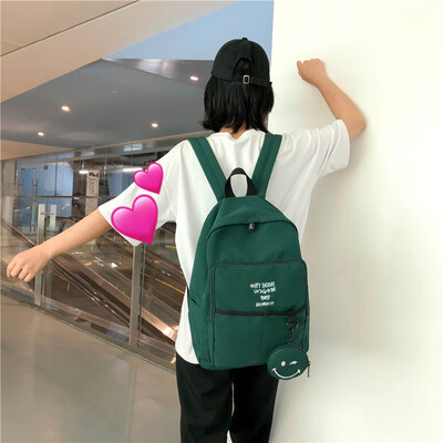 

Insfeng schoolbag female Korean version university student BF antique girl Backpack Travel Shoulder Bag Campus