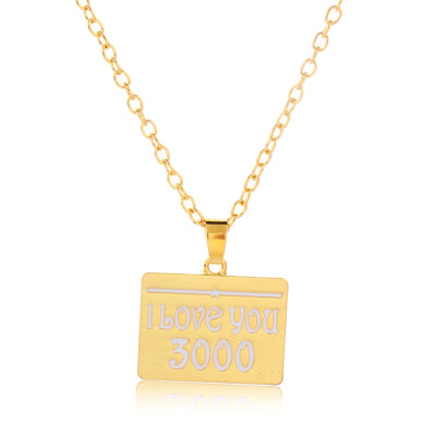 

Alloy Pendants Engrave Name Necklaces