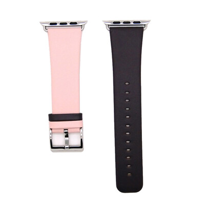 

〖Follure〗Colorblocking Leather Watch Strap Bracelet Wrist Band For Apple Watch 4 44MM