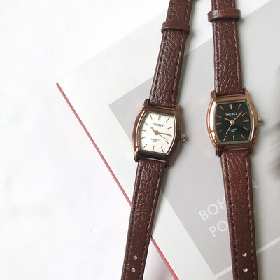 

Mori girls square watch with thin belt women ins literary simplicity Joker retro temperament academic small dial