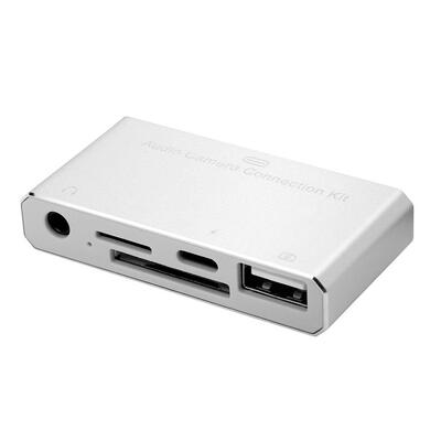 

5 in 1 Micro USB Card Reader Audio TF for SD Card USB20 HUB for iPhone