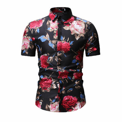

SUNSIOM Luxury Mens Stylish Casual Dress Shirt Slim Fit T-Shirts Formal Short Sleeve HOT