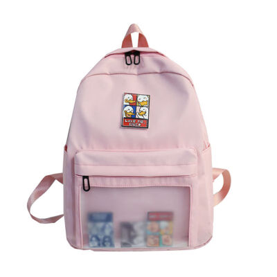 

Schoolbag female Korean version of Harajuku ulzzang high school students campus ins wind sen department simple Japanese backpack f