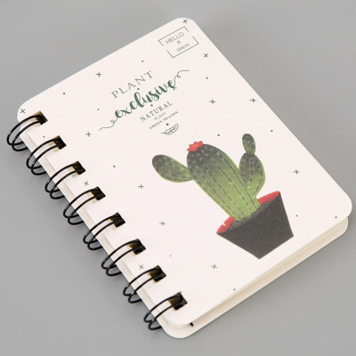 

Cute Animal Flower Cartoon Series Spiral Bound Notebook Students Pocket Note Book Mini Diary Book Pocket Notepad